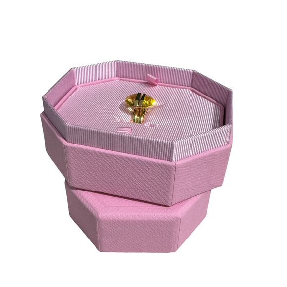 Swarovski Lucent ring Magnetic closure, Yellow, Gold-tone plated size 60/9 - Picture 4 of 7